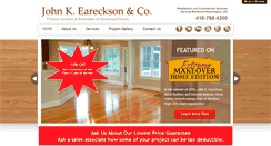 Desktop Screenshot of jkehardwoodflooring.com